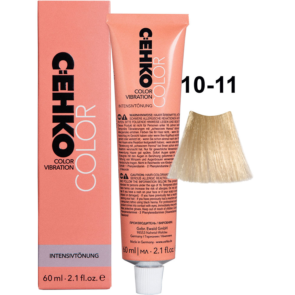 C:EHKO Color Vibration 10/11 Ультра-светл. жемчужный блондин/Ultrahellblond perle 60 мл