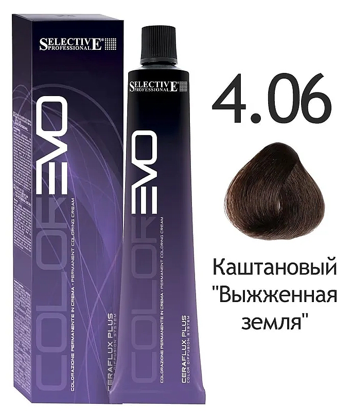 SELECTIVE COLOREVO 4.06 каштановый "выжженная земля"