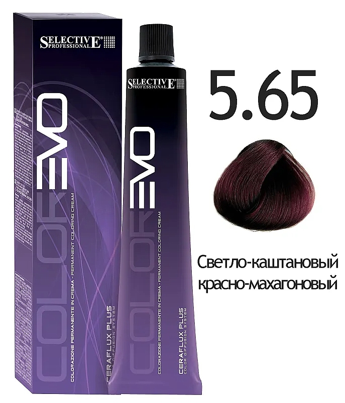SELECTIVE COLOREVO 5.65 светло-каштановый красно-махагоновый