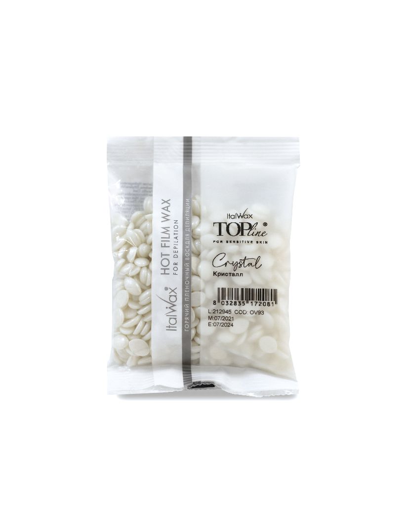 ItalWax Воск горячий (пленочный) Top Line Crystal (Кристалл), гранулы 100гр 
