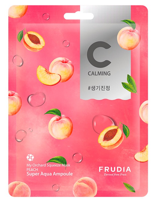 FRUDIA Тканевая питательная маска для лица с персиком 20 мл