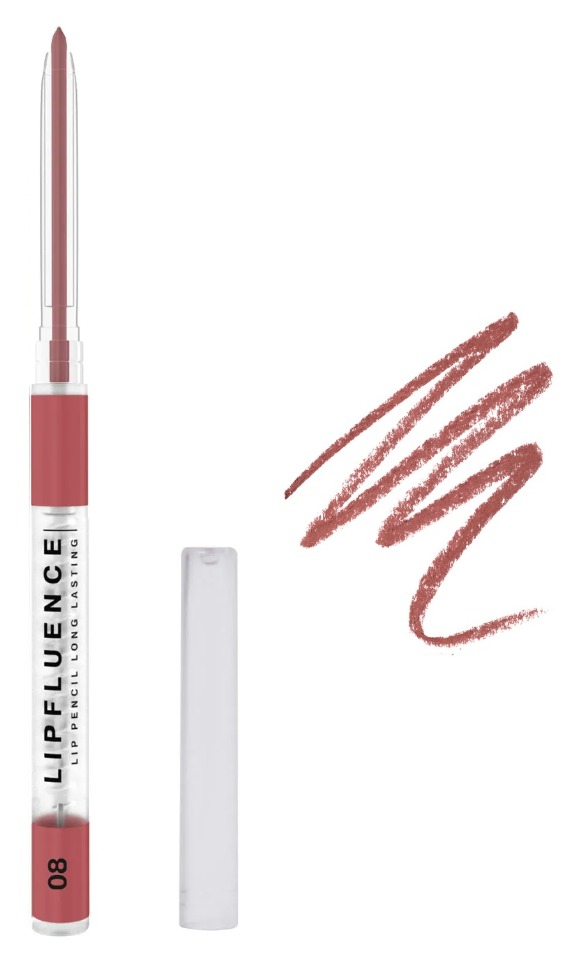 Influence Beauty Карандаш для губ автоматический Lipfluence тон 08 (нюд натуральный розовый), 0,28 гр.