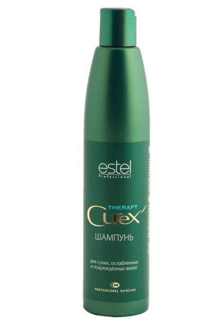 Estel Curex Therapy Шампунь для сухих, ослабленных и поврежденных волос, 300 мл.