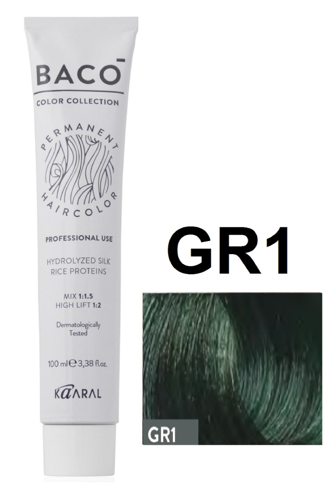 KAARAL Baco color  GR1 зеленый корректор 100 мл