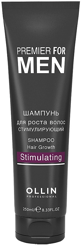 OLLIN PREMIER FOR MEN Шампунь для роста волос стимулирующий, 250 мл.