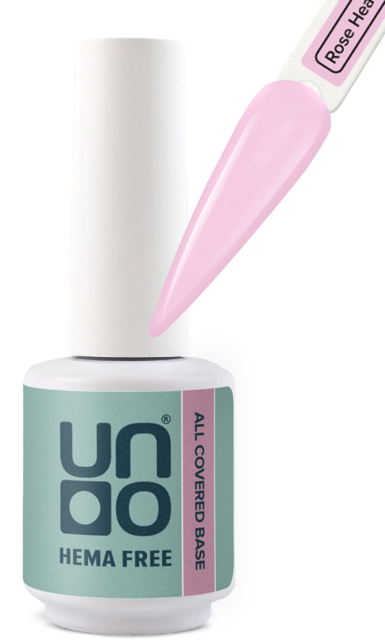 UNO HEMA FREE Гель-лак базовый All Covered Base Gel, 10 г Rose Heaven