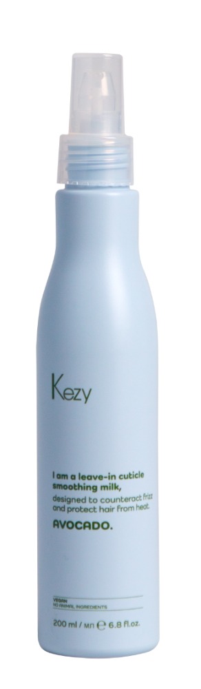 Kezy I am AVOCADO Молочко с термозащитой до 230° для разглаживания кутикулы, без смывания 200 мл
