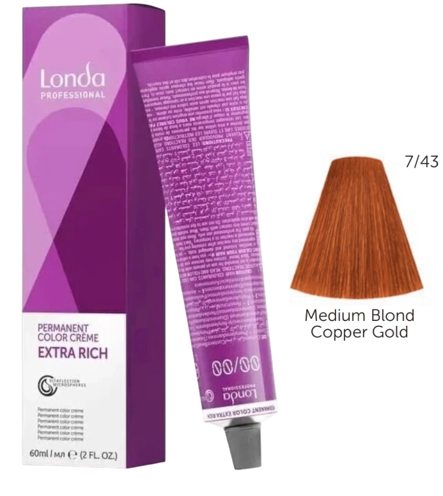 LONDACOLOR 7/43 блонд медно-золотистый