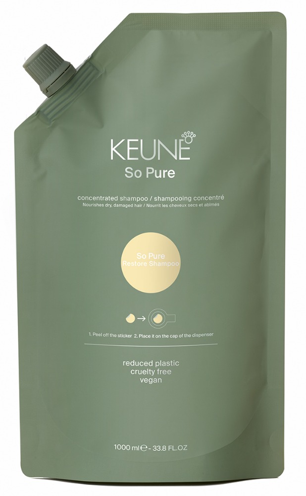 Keune So Pure СПА Кондиционер Восстанавливающий / So Pure Restore Cond. Refill 1000 мл