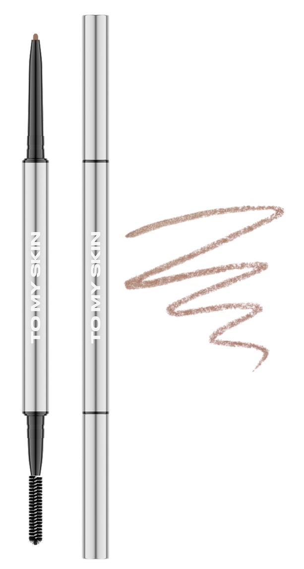 TO MY SKIN Карандаш для бровей со щеточкой ULTRA SLIM BROW PENCIL, тон 01 WARM BROWN, 1 гр.