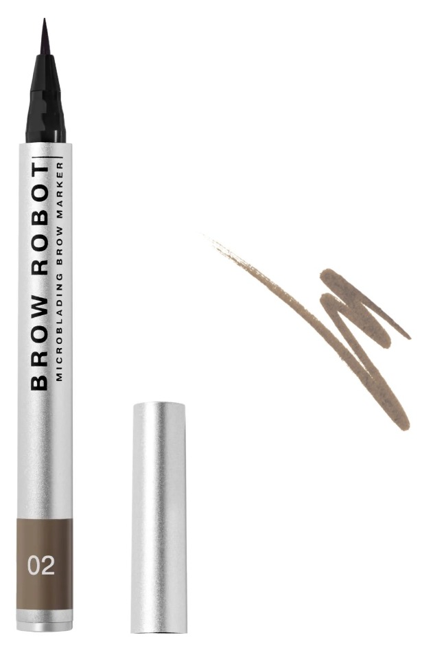 Influence Beauty Маркер для бровей Brow robot тон 02 (русый), 0,7 мл