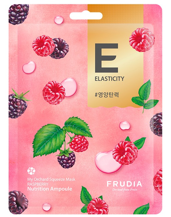 FRUDIA Тканевая тонизирующая маска для лица с малиной 20 мл