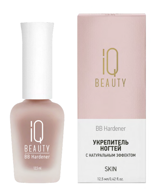 IQ BEAUTY Укрепитель BB Hardener Бежевый нюд полупрозрачный c натуральным эффектом 12.5 мл (Skin)