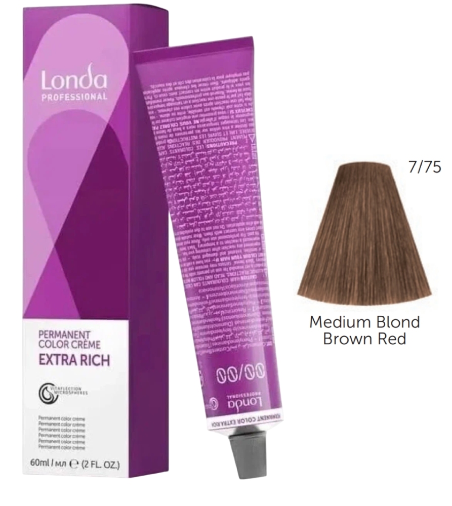 LONDACOLOR 7/75 блонд коричнево-красный