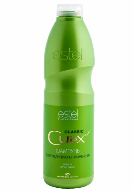 Estel Curex Classic Шампунь для ежедневного применения для всех типов волос, 1000 мл.