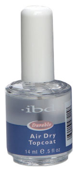 ibd Air Dry Topcoat, 14 мл. - быстросохнущее верхнее покрытие для лака