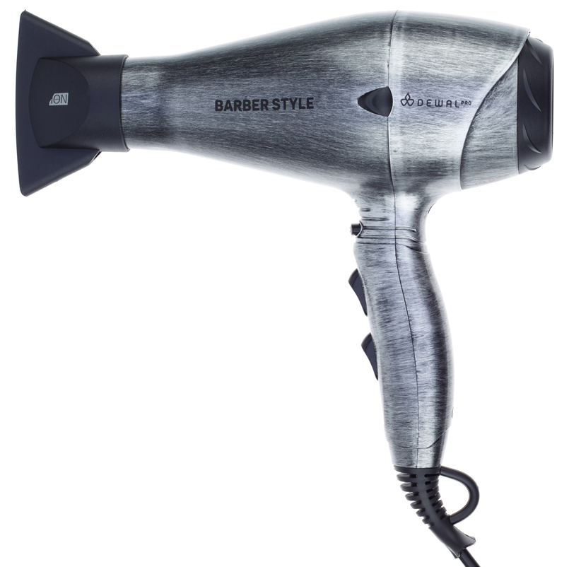 DEWAL Фен Barber Style с ионизацией, серый, 2200W 