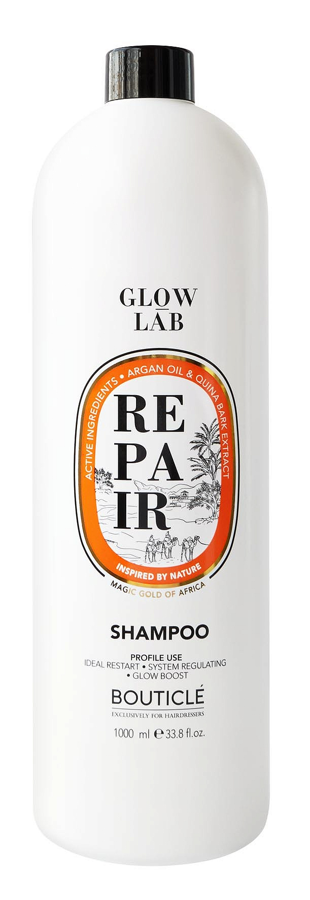 Bouticle GLOW LAB REPAIR Восстанавливающий шампунь придающий сияние 1000 мл