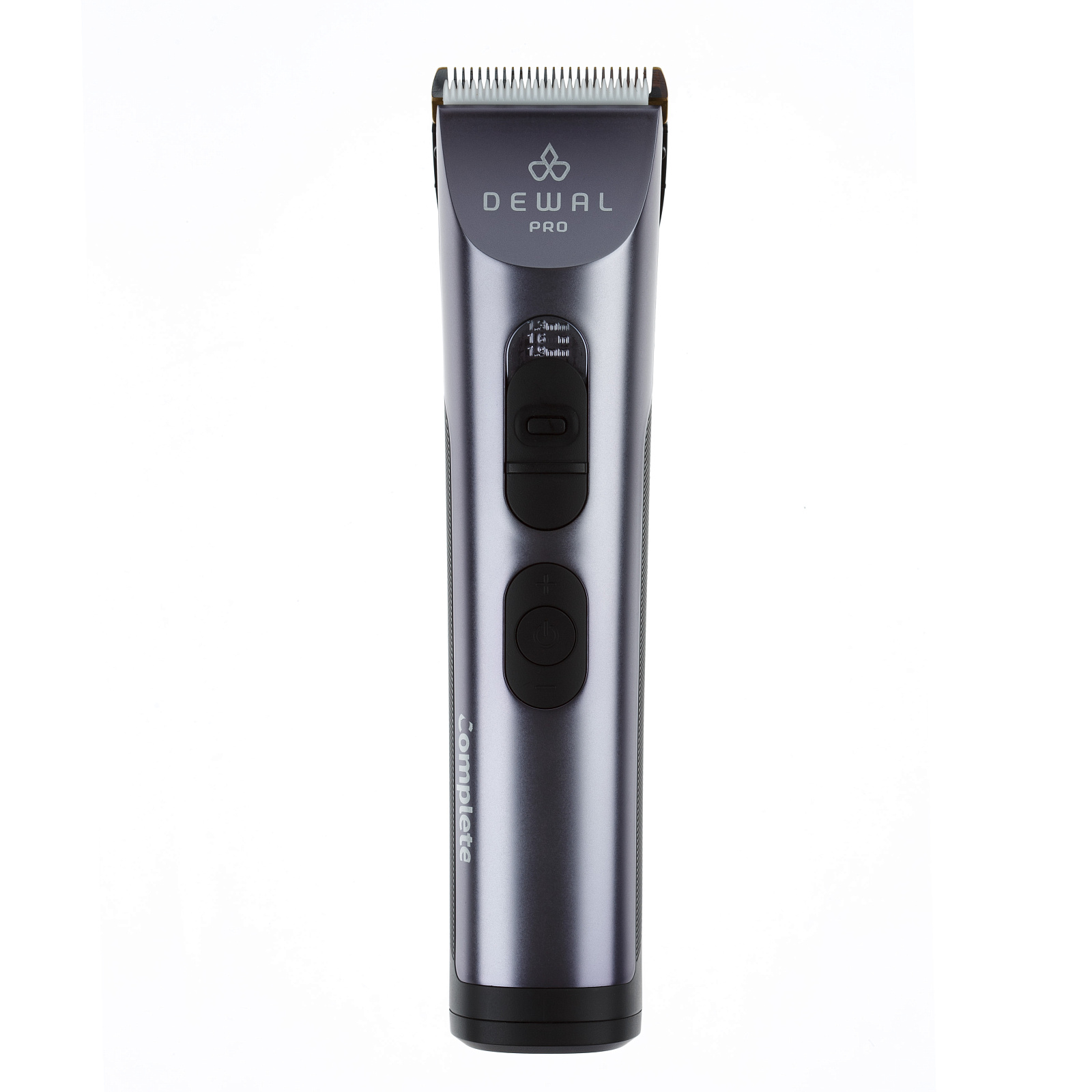 DEWAL Машинка PRO COMPLETE  аккум./сеть, 2 ножа 45 мм, 4 насадки, 7W 