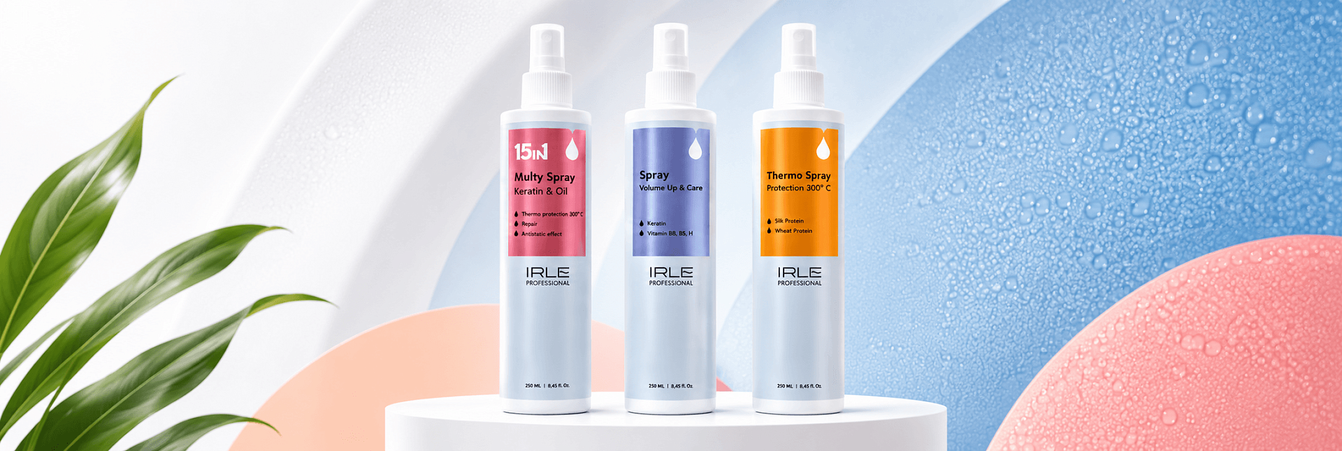 Спреи IRLE PROFESSIONAL для идеальных волос